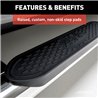 ARIES | 4" Polished Stainless Oval Side Bars - Explorer 2.0T / 2.3T / 3.5L 2011-2019 ARIES Step Bars