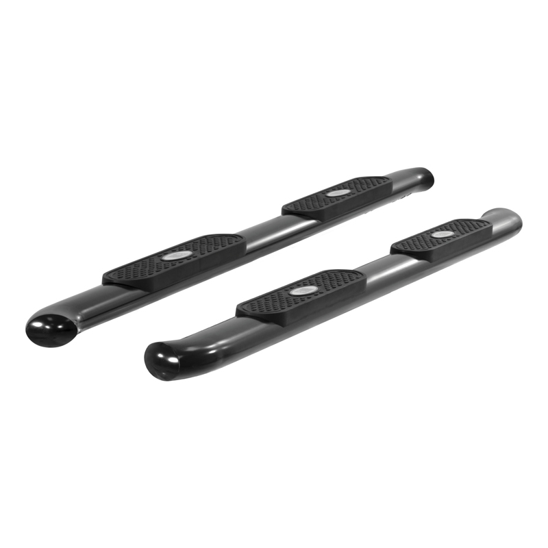 ARIES | 4" Black Steel Oval Side Bars - F-150 / F-250 / F-350 2015-2023 ARIES Step Bars