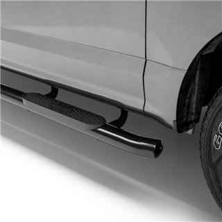 ARIES | 4" Black Steel Oval Side Bars - Chevrolet / GMC 2000-2013