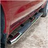 ARIES | 4" Polished Stainless Oval Side Bars - Chevrolet / GMC 2001-2014 ARIES Step Bars