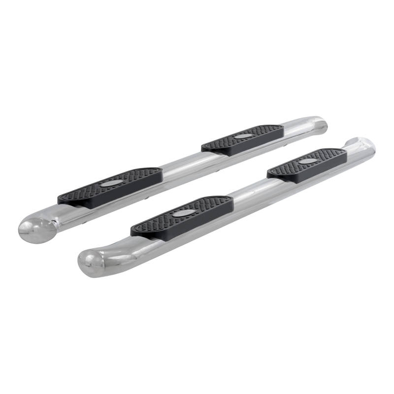 ARIES | 4" Polished Stainless Oval Side Bars - Chevrolet / GMC 2007-2019 ARIES Step Bars