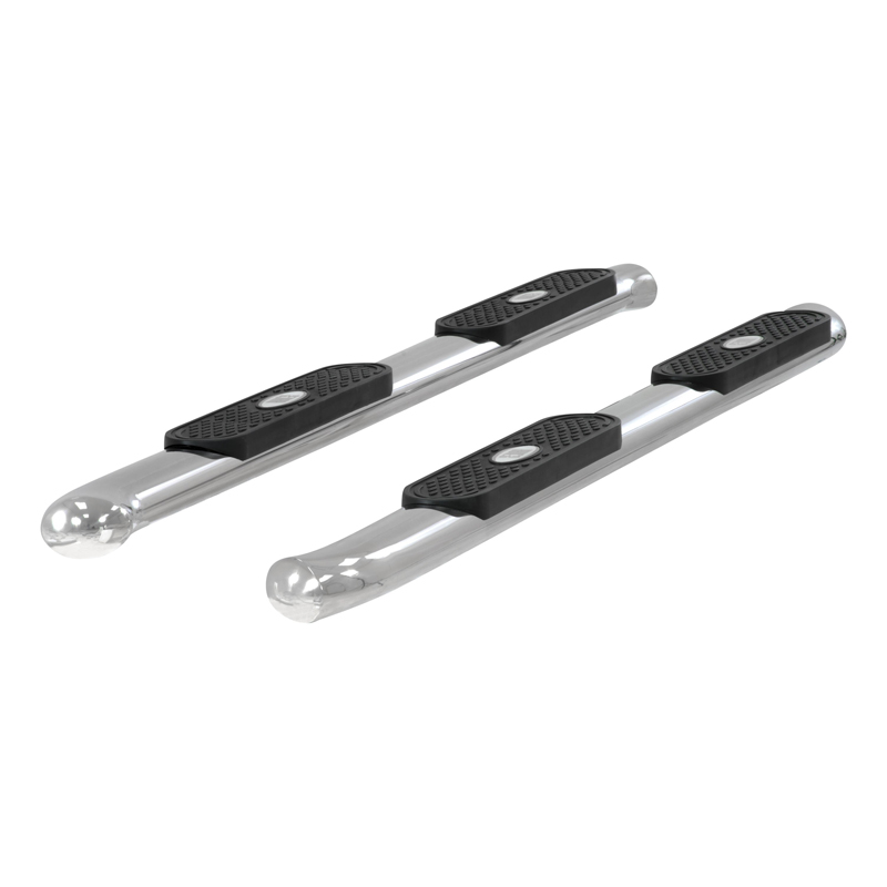 ARIES | 4" Polished Stainless Oval Side Bars - Chevrolet / GMC 2007-2019