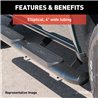ARIES | 4" Black Steel Oval Side Bars - Colorado / Canyon 2015-2022