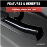 ARIES | 4" Black Steel Oval Side Bars - Ram 1500 / Classic / 2500 / 3500 2009-2022 ARIES Step Bars