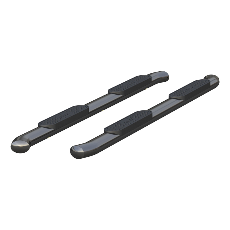 ARIES | 4" Black Steel Oval Side Bars - Ram 1500 2019-2022 ARIES Step Bars