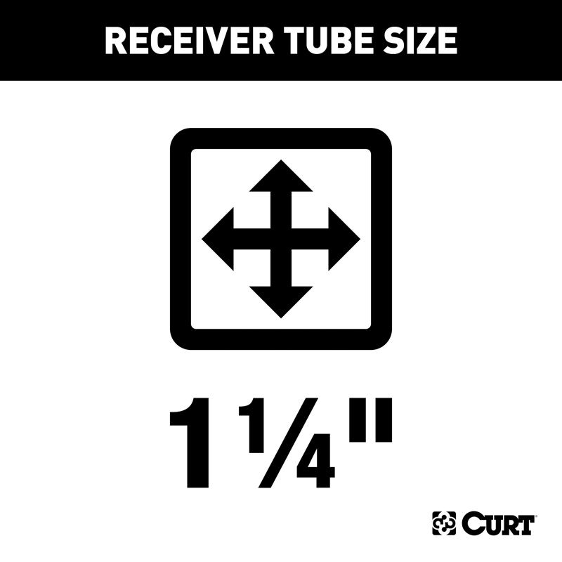 CURT | Class 2 Trailer Hitch, 1-1/4" Receiver - Vibe / Matrix 1.8L / 2.4L 2009-2013