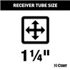 CURT | Class 2 Trailer Hitch, 1-1/4" Receiver - Vibe / Matrix 1.8L / 2.4L 2009-2013