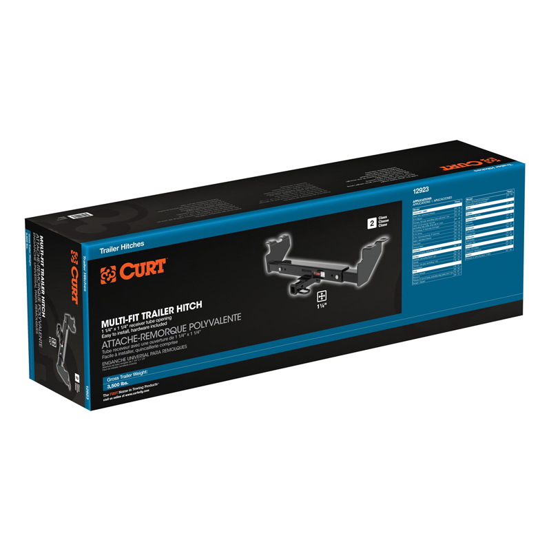 CURT | Class 2 Multi-Fit Trailer Hitch with 1-1/4" Receiver