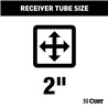 CURT | Class 3 Trailer Hitch, 2" Receiver - Q3 / Q3 Quattro 1.4T / 2.0L 2015-2018 CURT Trailer Hitches