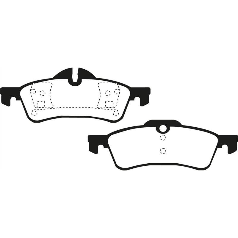 EBC Brakes | S12 Kit Redstuff 3000 / RK Rotors - Arrière