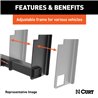 CURT | Universal Weld-On Trailer Hitch, 2-1/2" Receiver (Up to 44" Frames, 18" Drop)