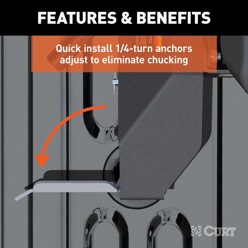 CURT | A20 5th Wheel Hitch - Silverado / Sierra 2500 HD / 3500 HD 6.0L / 6.6L 2016-2019