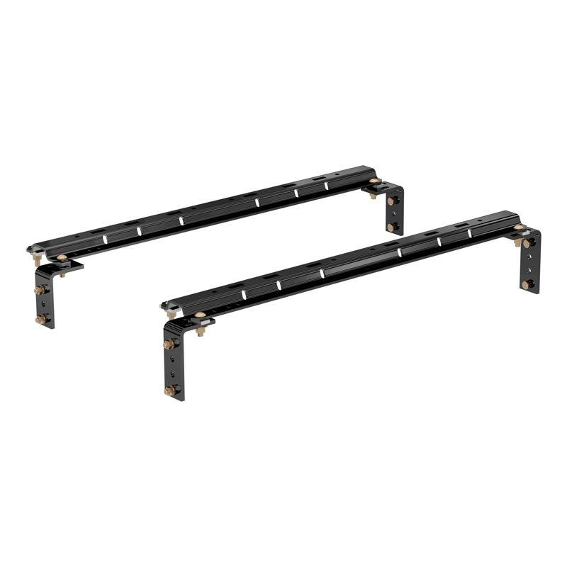 CURT | Universal 5th Wheel Base Rails, 25K (Gloss Black) CURT 5th Wheel Hitches