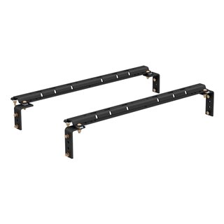 CURT | Universal 5th Wheel Base Rails, 25K (Carbide Black)