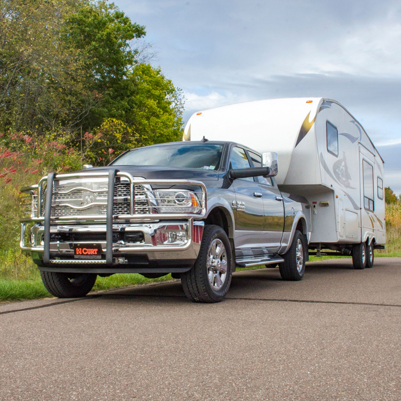 CURT | Q24 5th Wheel Hitch with Base Rails, 24,000 lbs