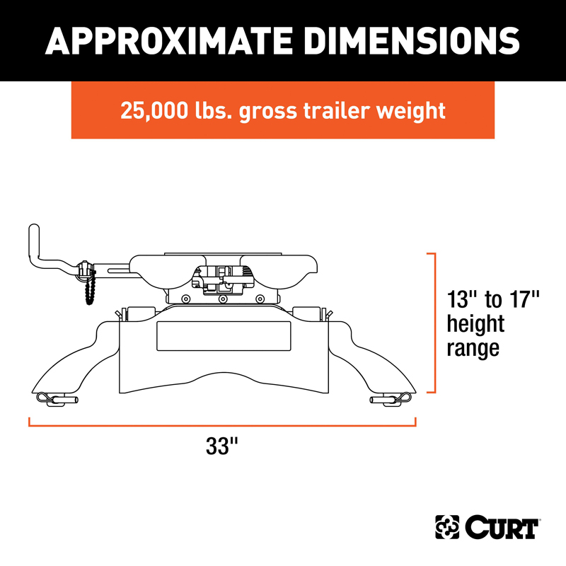 CURT | Q25 5th Wheel Hitch