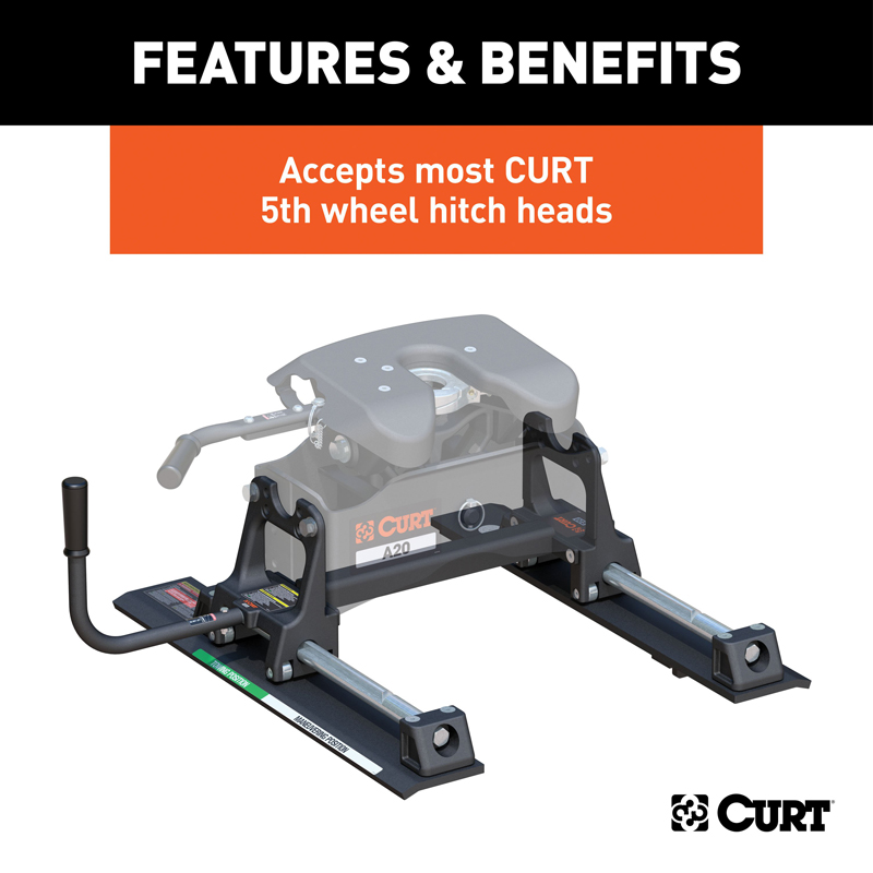 CURT | R20 5th Wheel Roller, 20,000 lbs.