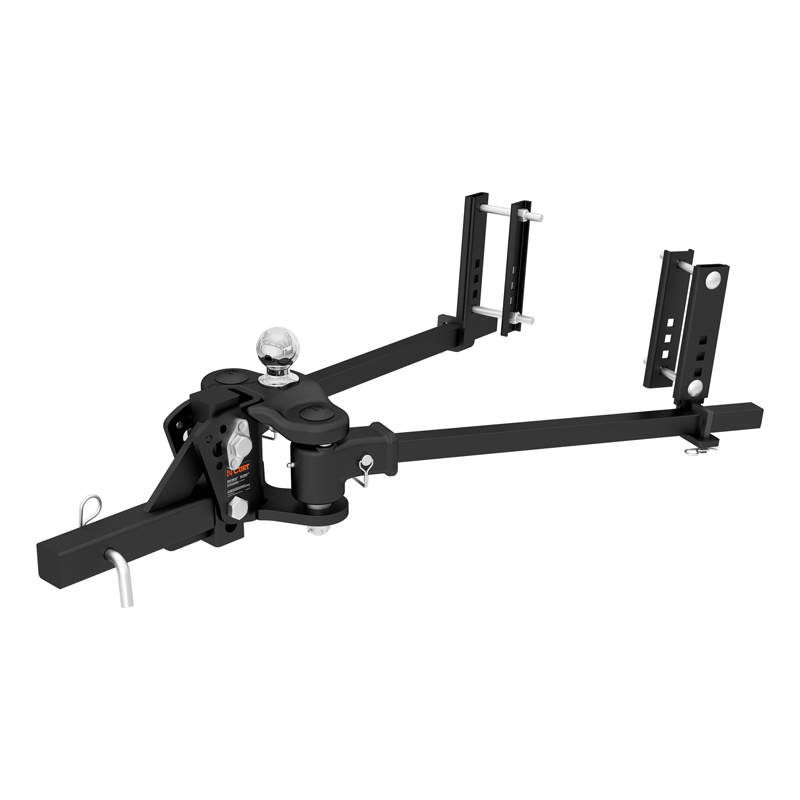 CURT | TruTrack 4P Weight Distribution Hitch with 4x Sway Control, 8-10K CURT Weight Distribution