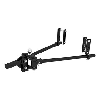 CURT | TruTrack 4P Weight Distribution Hitch with 4x Sway Control, 10-15K CURT Weight Distribution