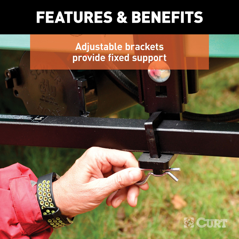 CURT | TruTrack 4P Weight Distribution Hitch with 4x Sway Control, 10-15K CURT Weight Distribution