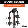 CURT | Hitch-Mounted Bike Rack (2 Bikes, 1-1/4" or 2" Shank) CURT Hitch Cargo Carrier