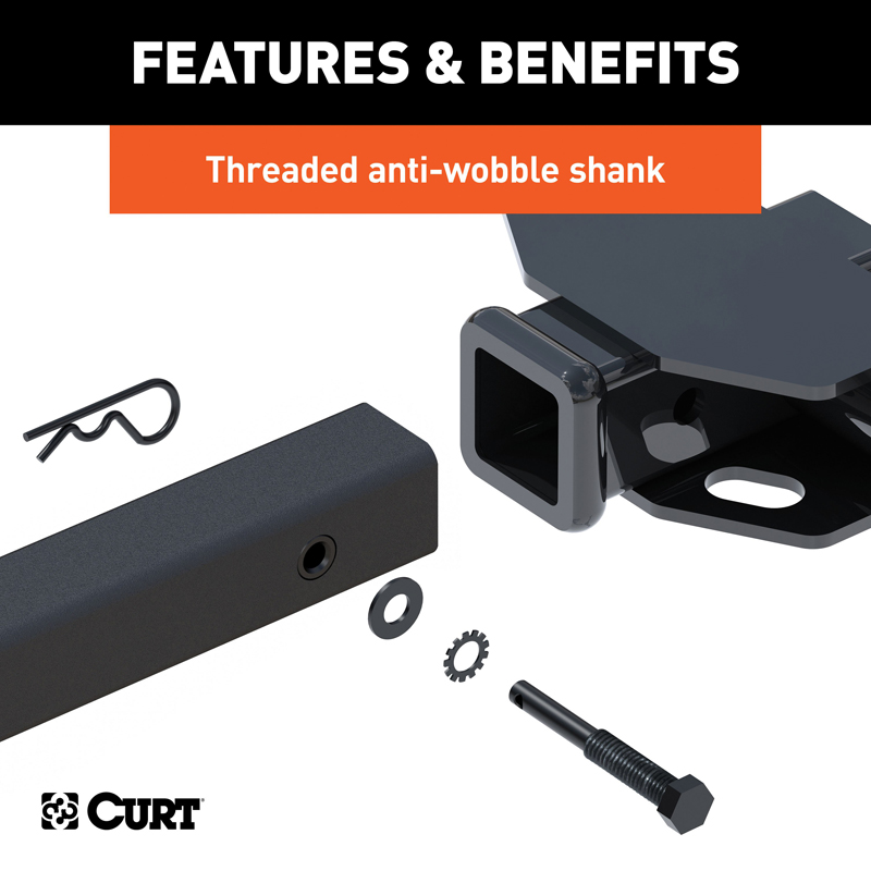 CURT | Premium Hitch-Mounted Bike Rack (5 Bikes, 2" Shank)