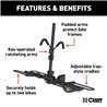 CURT | Tray-Style Hitch-Mounted Bike Rack (2 Bikes, 1-1/4" or 2" Shank)