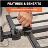 CURT | Tray-Style Hitch-Mounted Bike Rack (2 Bikes, 1-1/4" or 2" Shank)