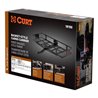 CURT | 60" x 20" Black Steel Basket Cargo Carrier (Fixed 2" Shank, 500 lbs.) CURT Hitch Cargo Carrier