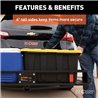 CURT | 60" x 20" Black Steel Basket Cargo Carrier (Folding 2" Shank, 500 lbs.) CURT Hitch Cargo Carrier