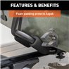 CURT | Adjustable Aluminum Roof Rack Kayak Holders CURT Roof Racks & Storage