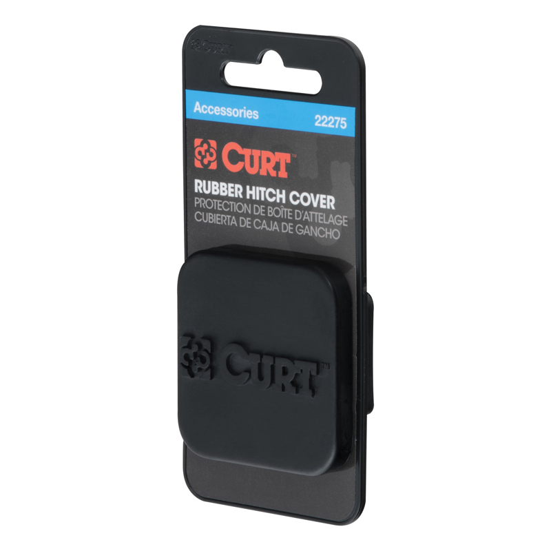 CURT | 1-1/4" Rubber Hitch Tube Cover (Packaged) CURT Hitch Accessories