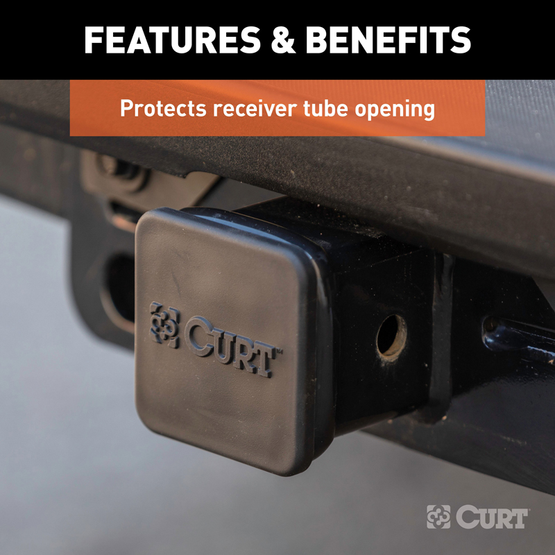 CURT | 2-1/2" Rubber Hitch Tube Cover