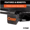 CURT | 2" Rubber Hitch Tube Cover CURT Hitch Accessories