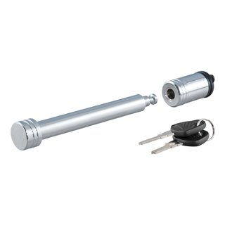 CURT | 5/8" Hitch Lock (3" Receiver, Barbell, Chrome) CURT Hitch Accessories