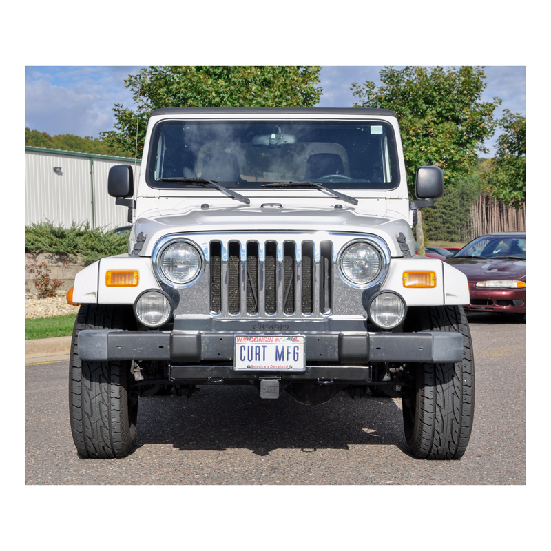 CURT | 2" Front Receiver Hitch - Wrangler 2.4L / 2.5L / 4.0L 1997-2006