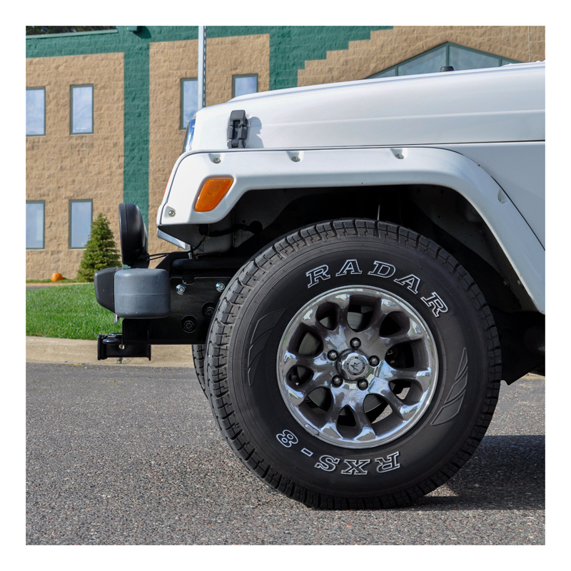 CURT | 2" Front Receiver Hitch - Wrangler 2.4L / 2.5L / 4.0L 1997-2006