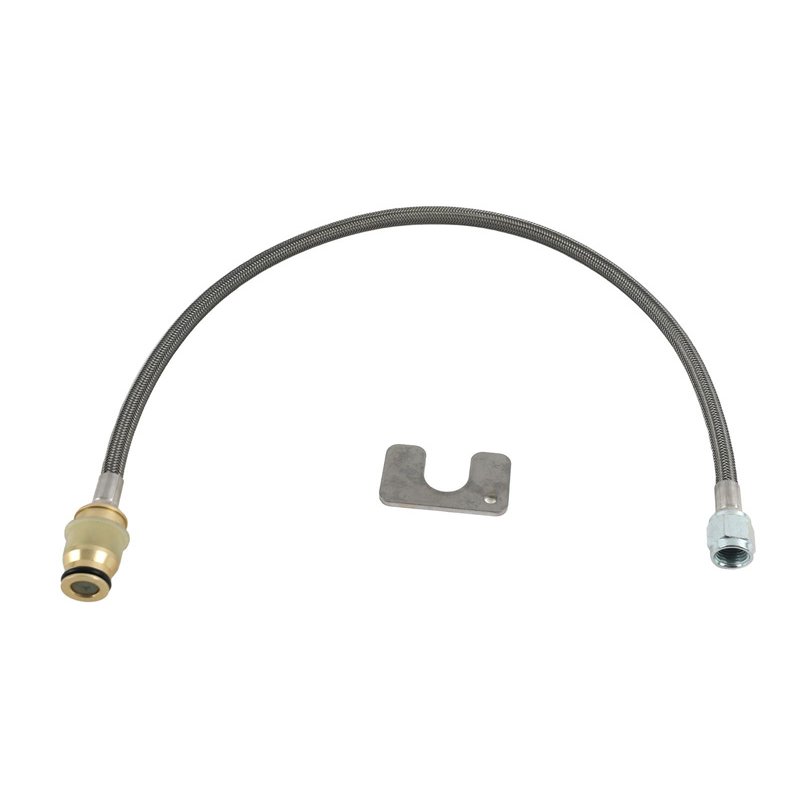 McLeod | Stainless Steel Braided Line: Quick Disconnect Male End To -4 AN: 24 in.