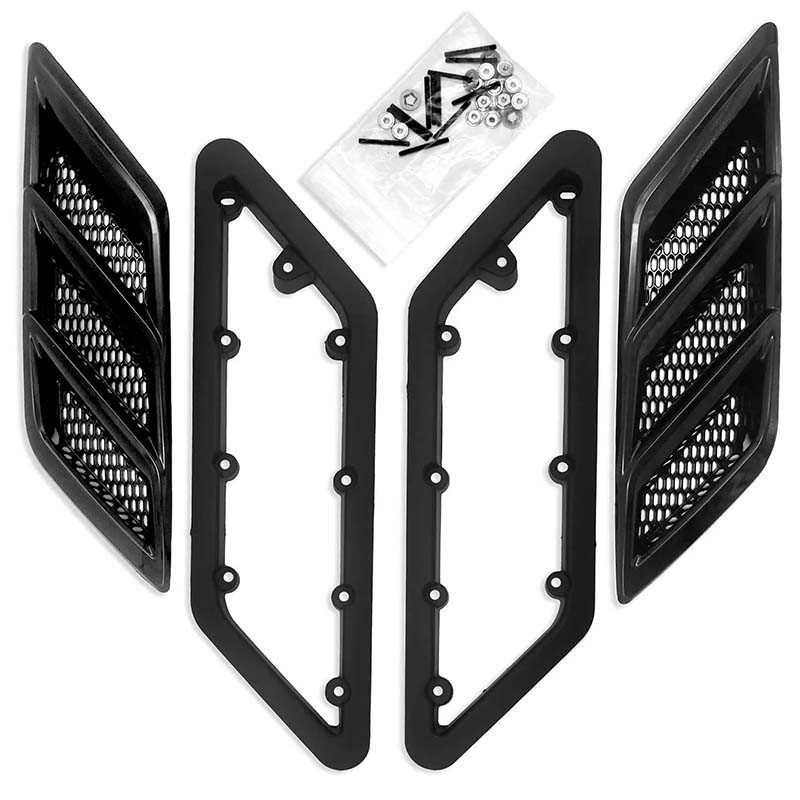 Roush | Fender Vent Heat Extractor - Gloss Black - Mustang 2015-2023 ROUSH Performance Fenders & Vents