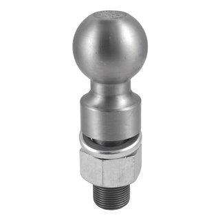 CURT | 2-5/16" Trailer Ball (1-1/4" x 2-5/8" Shank, 25,000 lbs., Raw Steel) CURT Hitch Balls & Mounts