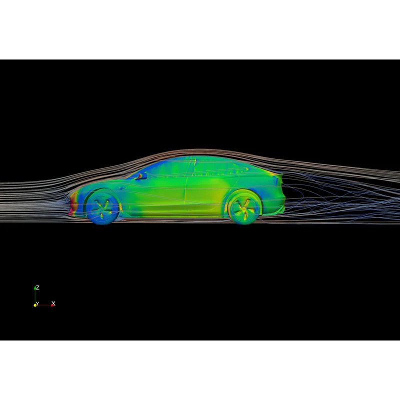 ADRO | Premium Prepreg Carbon Fiber Front Lip - Tesla Model 3