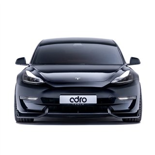 ADRO | Carbon Fiber Front Lip V2 - Tesla Model 3