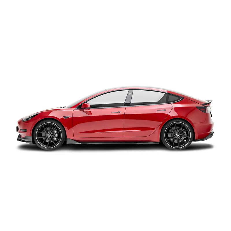 ADRO | Premium Prepreg Carbon Fiber Side Skirts - Tesla Model 3