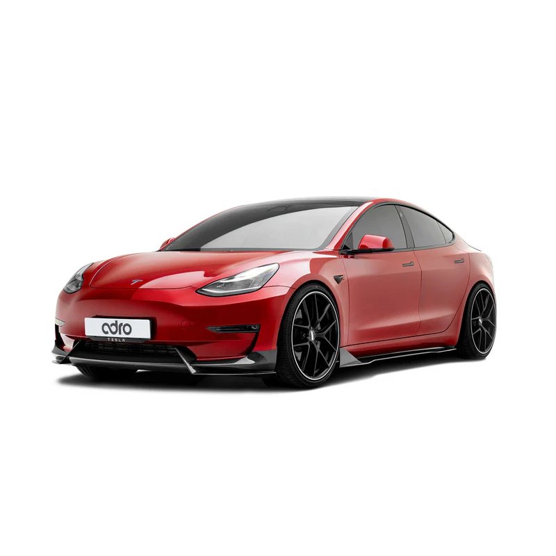 ADRO | Premium Prepreg Carbon Fiber Side Skirts - Tesla Model 3