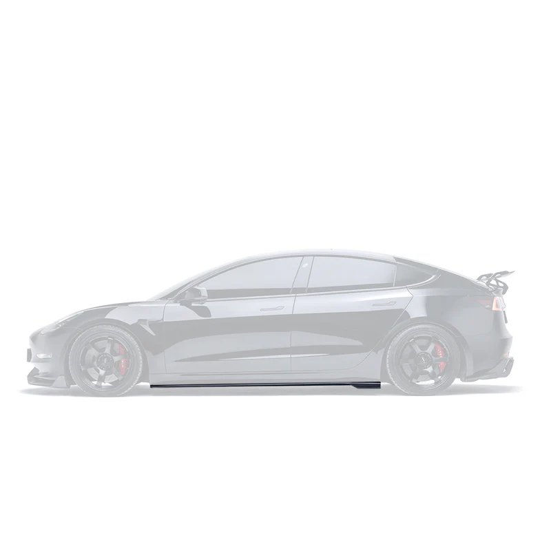 ADRO | Carbon Fiber Side Skirt V2 - Tesla Model 3