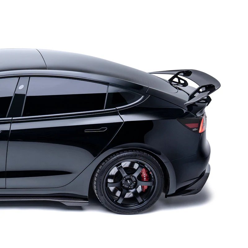 ADRO | AT-S Carbon Fiber Swan Neck Wing - Tesla Model 3