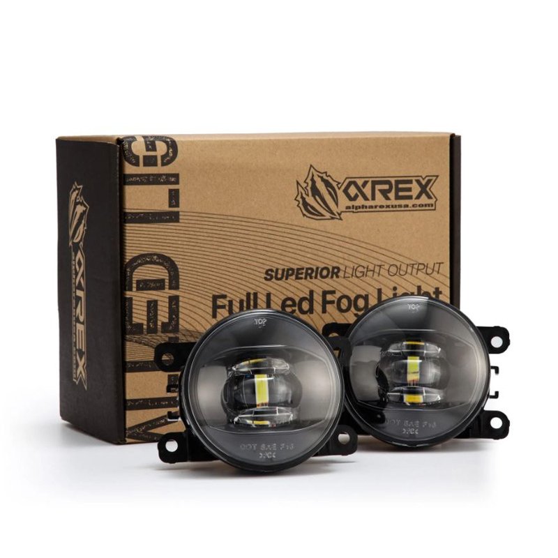 AlphaRex | DoubleTap Dual Color LED Projector Fog Lights - Acura / Ford / Lincoln / Mitsubishi / Nissan / Subaru 2005-2023