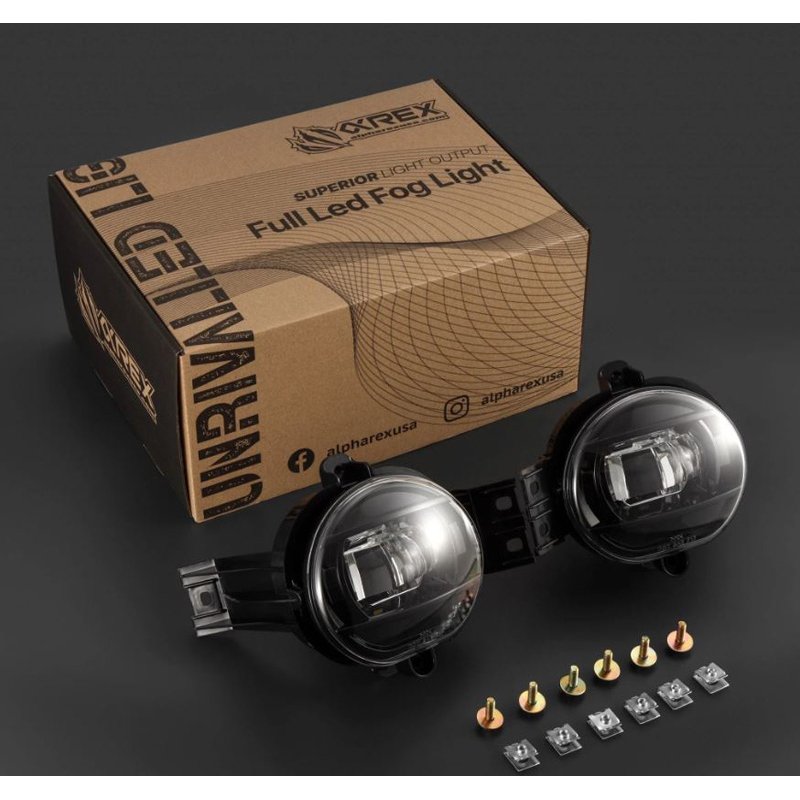 AlphaRex | DoubleTap Dual Color LED Projector Fog Lights - Durango / 1500 / Ram 2500 / 3500 2002-2008