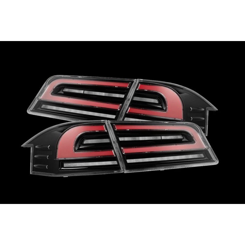 AlphaRex | LED Taillights Black Red - S 2012-2021