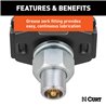 CURT | RockerBall 2-5/16" Cushion Hitch Trailer Ball (1" Shank, 7,500 lbs., Packaged)